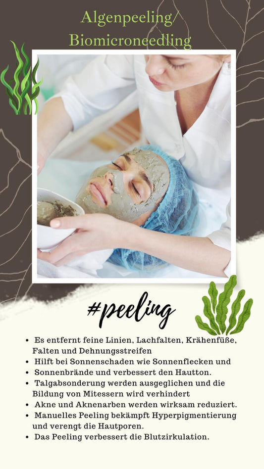 Algen Peeling Schulung inkl. Starterset M Paket